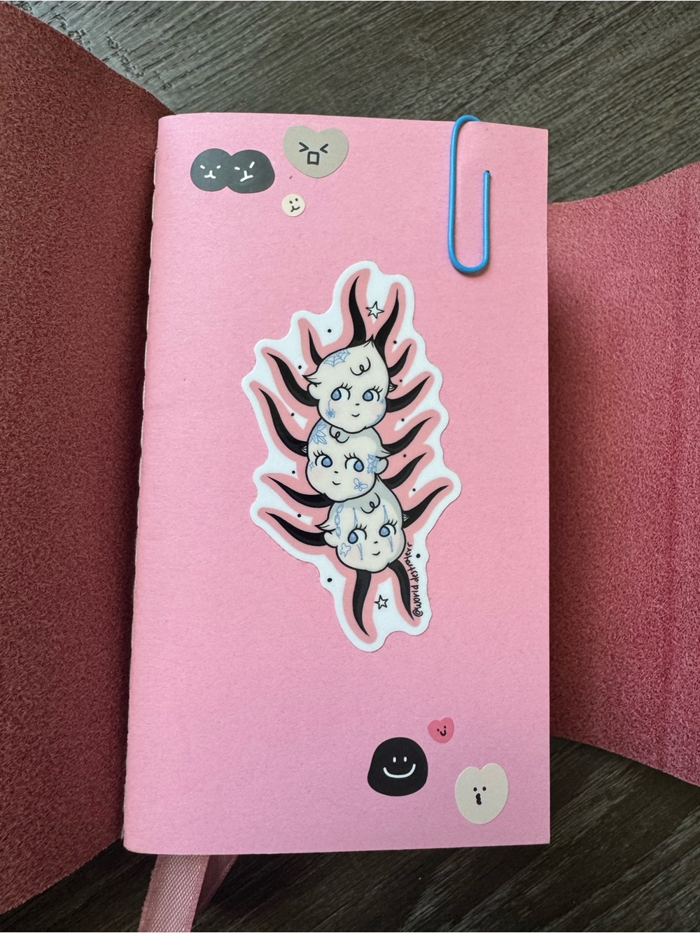 Strawberry Pink Notra Journal with full set up & customized. - Picture 5 of 13